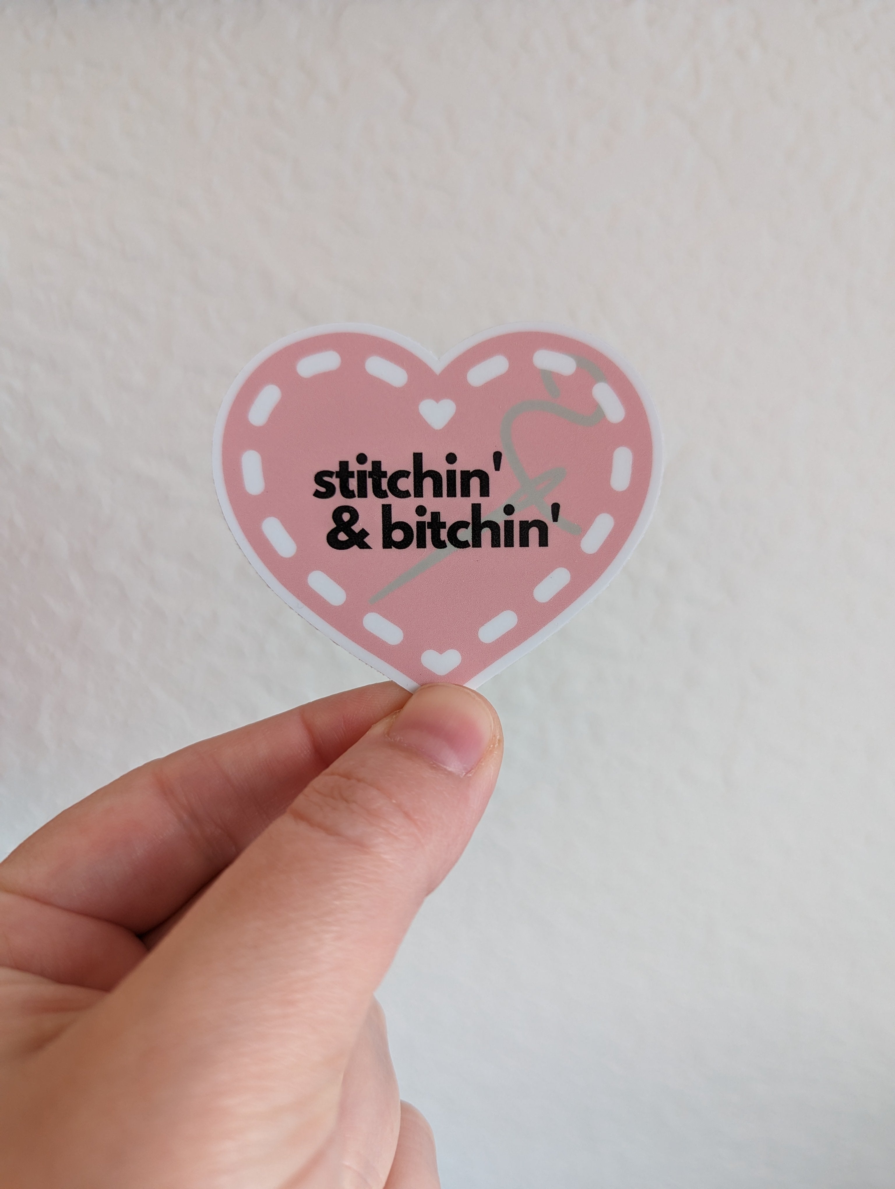 Stitchin' Sticker
